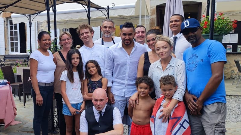 Dimitri Payet en vacances dans le Valgaudemar, le 29 juillet 2023.
