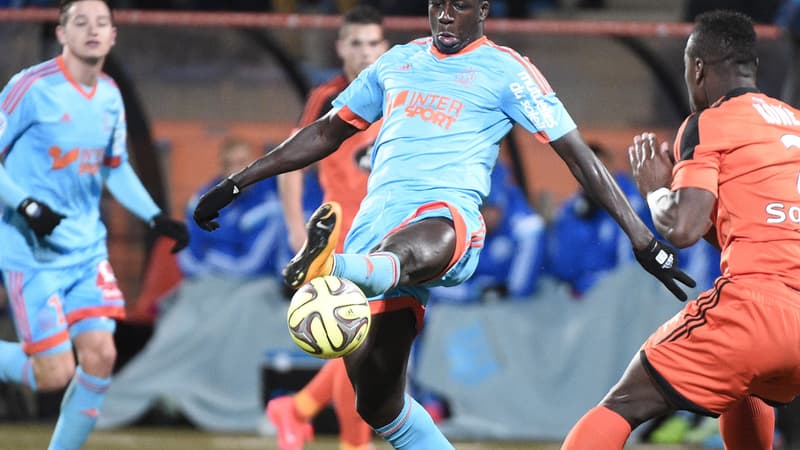 Benjamin Mendy avec le maillot de l'OM