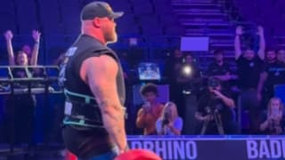 Hafthor Julius Björnsson lors de son record du monde de 510 kg, le 7 septembre 2025.