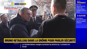 Sécurité: le ministre de l'Intérieur Bruno Retailleau en visite dans la Drôme