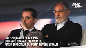 OM: " Zubizarreta n'a pas souhaité travailler avec le futur directeur du foot" révèle Eyraud