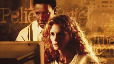 Denzel Washington et Julia Roberts sur l'affiche de "L'Affaire Pélican"