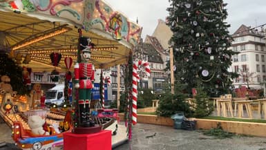Le marché de Noël de Strasbourg le 24 novembre 2023.