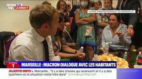 "Nos jeunes sont en souffrance": le cri du cœur d'une habitante de Marseille face à Emmanuel Macron