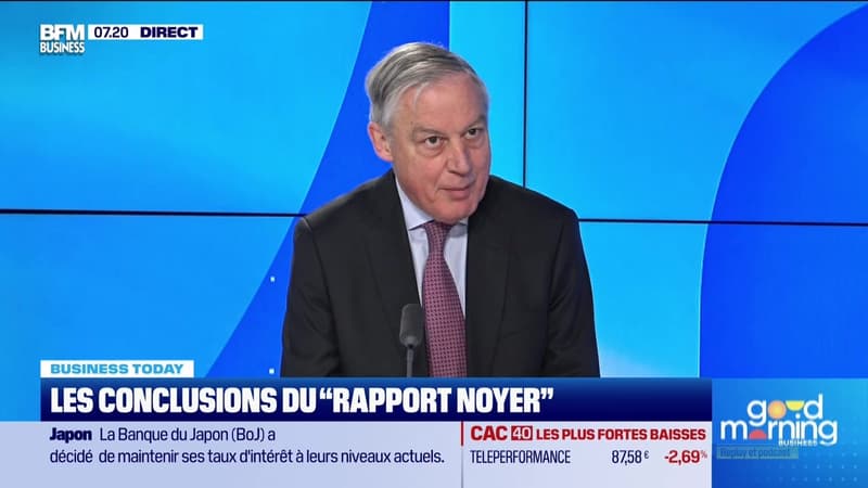 Christian Noyer (Banque de France) : Les conclusions du 