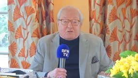 Jean-Marie Le Pen ce lundi sur BFMTV.
