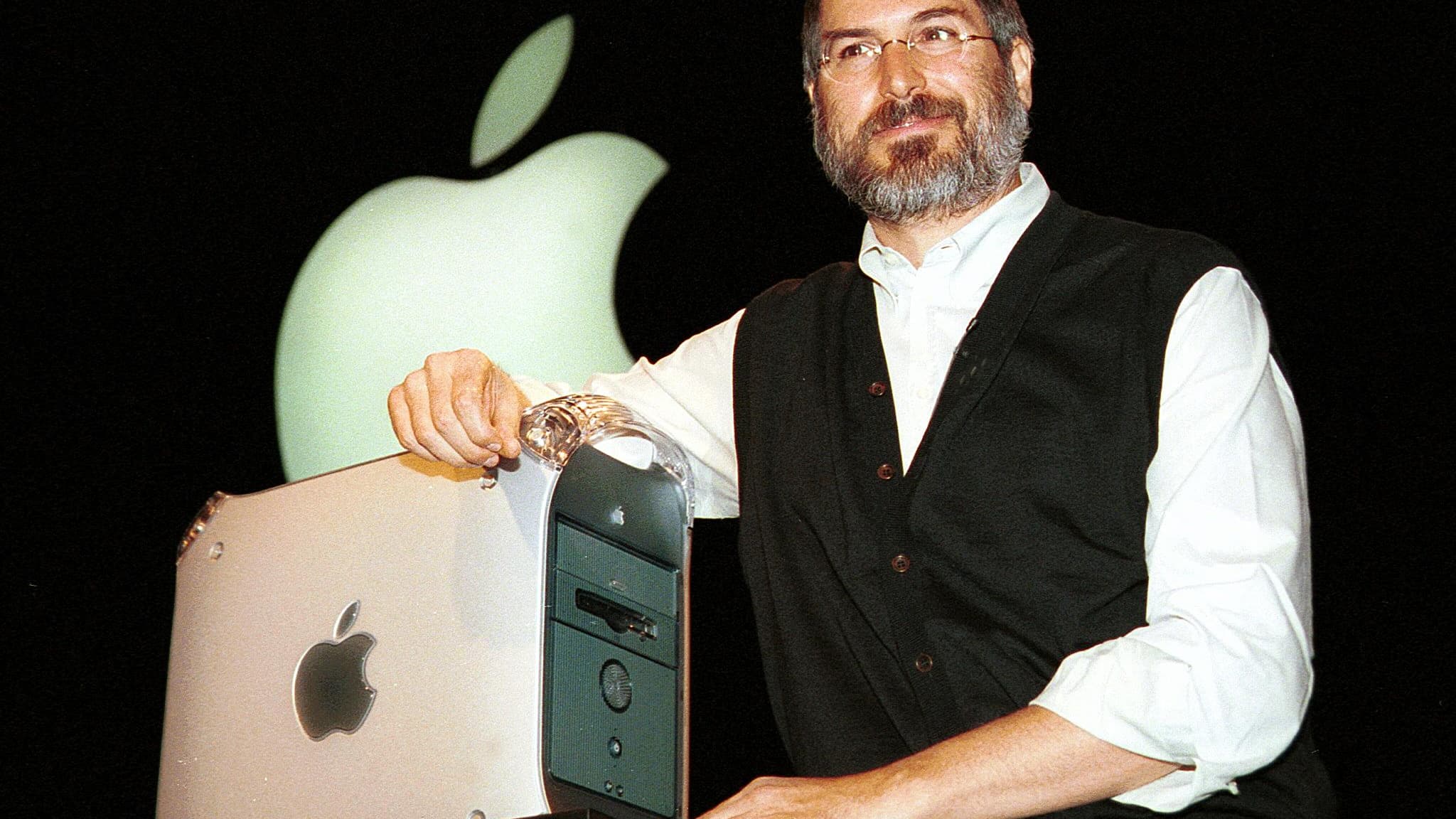 Steve Jobs dévoilant le Power Mac G4, le 31 août 1999