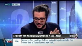 QG Bourdin 2017 : Magnien président ! : François Hollande toujours évoqué lors du premier débat de la primaire de la gauche