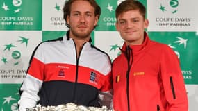 Lucas Pouille et David Goffin