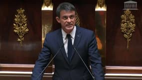 Manuel Valls à l'Assemblée nationale. 