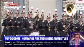 Puy-de-Dôme: la commune d'Ambert rend hommage aux trois gendarmes tués dans la nuit du 22 au 23 décembre
