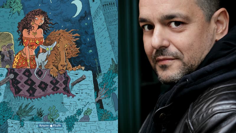 Joann Sfar publie le septième tome des aventures du Chat du Rabbin. 