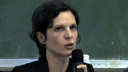 Sandrine Rousseau, lors d'une table ronde en 2010.