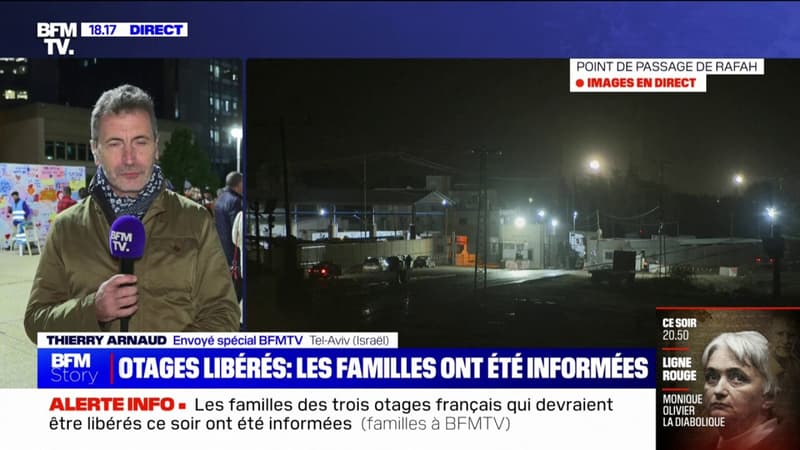 Gaza: les familles des trois otages français qui devraient être libérés ce soir ont été informées