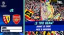 Lens - Arsenal : Le tifo géant au stade Bollart-Delelis avant d'affronter le choc