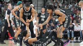Victor Wembanyama avec les Spurs face aux Clippers, le 29/01/2025