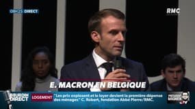 Président Magnien ! : Emmanuel Macron en Belgique – 21/11