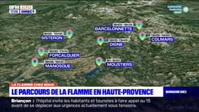 JO 2024: le parcours de la flamme olympique dans les Alpes-de-Haute-Provence