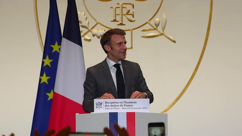 Suivez le discours d'Emmanuel Macron devant les maires invités à l'Élysée