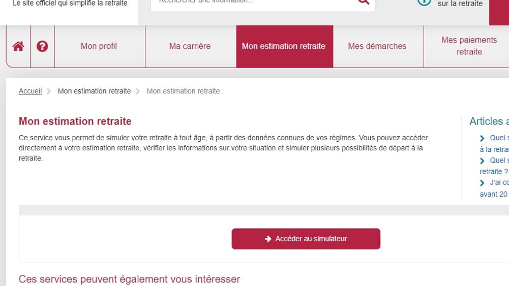 Portail Info-Retraite Portail Info-Retraite
