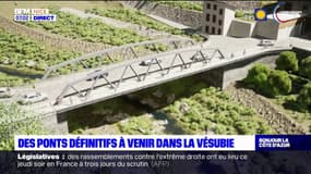 Vallée de la Vésubie: à quoi ressembleront les ponts Maïssa et Venanson?