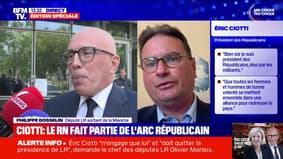 "Il n'en est pas question": Philippe Gosselin (LR) ne soutient pas l'accord entre le RN et les LR pour les législatives