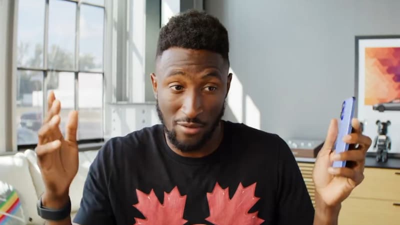 Le youtubeur américain Marques Brownlee