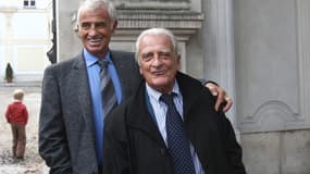 Jean-Paul et Alain Belmondo, en 2007.