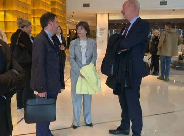 La ministre des Affaires étrangères Catherine Colonna est arrivée à Kiev, en Ukraine, le 30 mai 2022