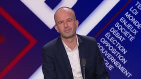 Le coordinateur de LFI Manuel Bompard, invité de BFM Politique, le 18 janvier 2026