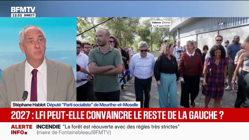 Présidentielle 2027: "Les Français nous ont demandé de travailler ensemble", déclare Stéphane Hablot, député "Parti socialiste"