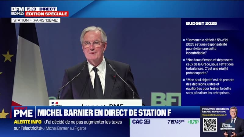 Michel Barnier renonce à augmenter les taxes sur l'électricité