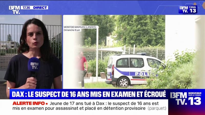 Jeune de 17 ans tué à Dax: le suspect de 16 ans a été mis en examen pour assassinat et placé en détention provisoire