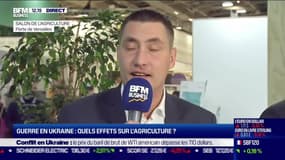 Samuel Vandaele (Jeunes agriculteurs): Guerre en Ukraine, quels effets sur l'agriculture ? - 02/03