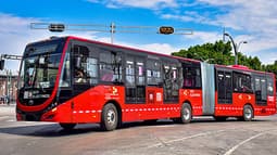 Un bus de l'entreprise Yutong