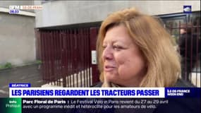 "C'est un peu impressionnant": les Parisiens soutiennent l'arrivée des agriculteurs