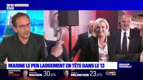 Le Pen en tête dans les Bouches-du-Rhône, Mélenchon devant à Marseille