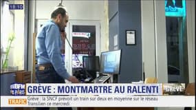 Grève: Montmartre tourne au ralenti