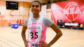 Eve WEMBANYAMA sous le maillot de l'AS Monaco (Ligue 2 féminine) le 29/10/2022