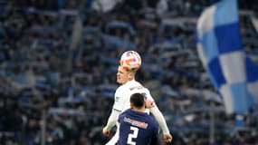 Vitinha et Hakimi lors du 8e de finale de Coupe de France, le 8 février 2023.