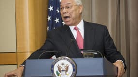 Colin Powell lors d'un discours en 2014 (Illustration)