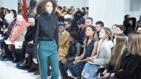 Le défilé Calvin Klein lors de la Fashion Week de New York le 10 février 2017