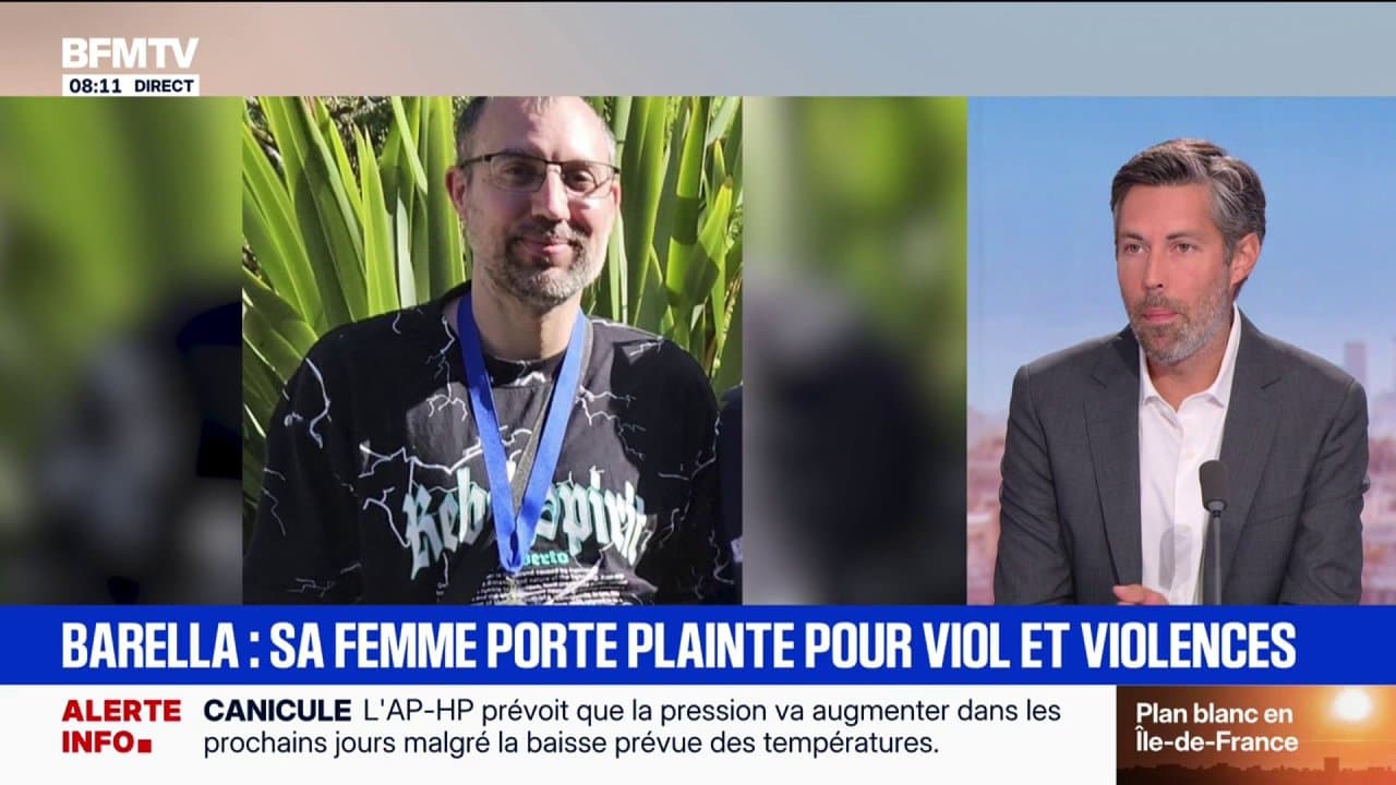 Jérôme Barella: ce que l'on sait de la plainte déposée par sa femme pour viols" et "violences conjugales"