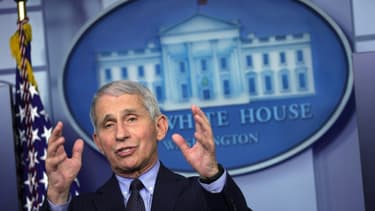 L'immunologue Anthony Fauci, conseiller de la présidence américaine sur la pandémie de Covid, le 21 janvier 2021 à Washington
