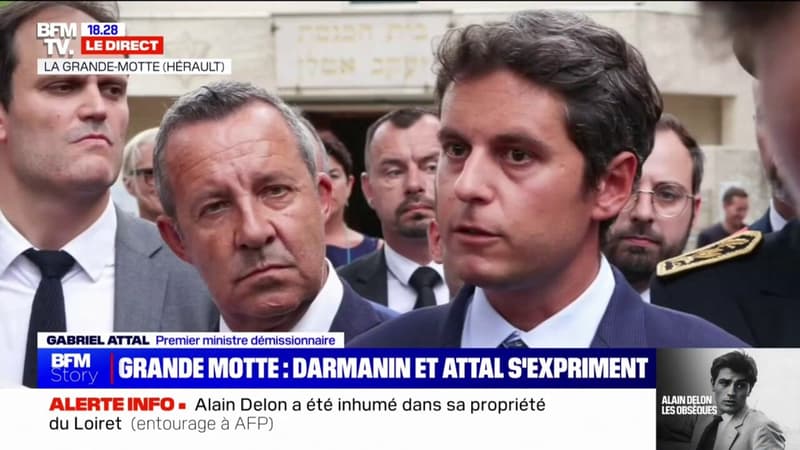 La Grande-Motte: Gabriel Attal apporte 