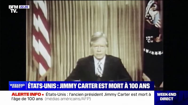 Jimmy Carter, ex-président des États-Unis et prix Nobel de la paix, est mort à l'âge de 100 ans