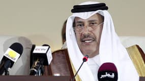 Le Premier ministre Qatarien Sheik Hamad bin Jassim al-Thani lors de la conférence internationale de Doha pour le Darfour, le 7avril.