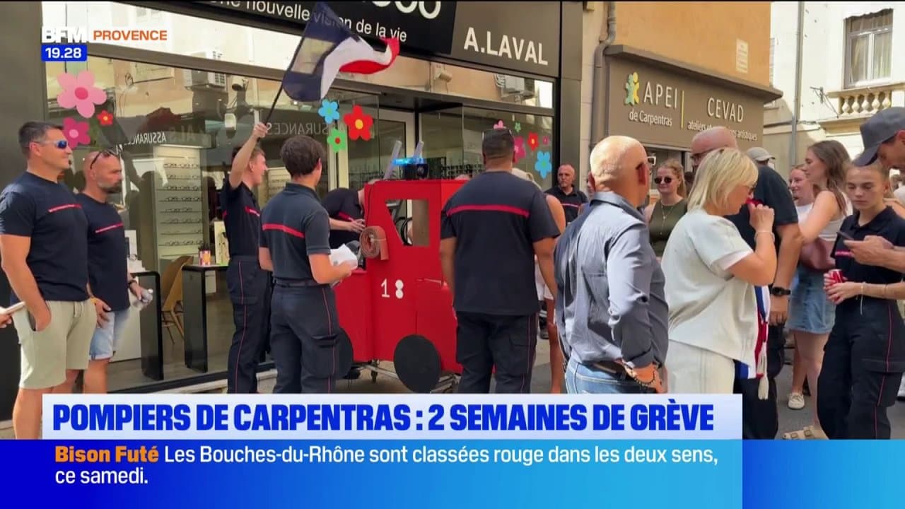 Depuis le 1er août, les pompiers de Carpentras sont en grève