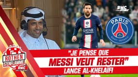 PSG : "Je pense que Messi veut rester" lance Al-Khelaïfi