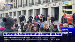 Le Havre: 300 manifestants réunis lundi soir pendant l'allocution d'Emmanuel Macron